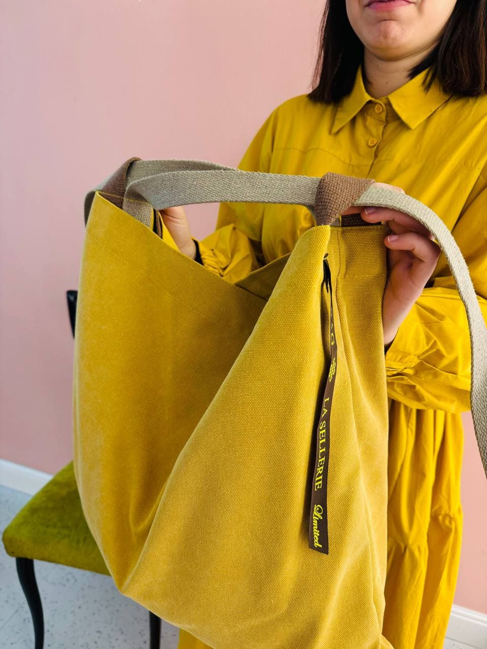 ZAINO POP Tessuto Giallo - immagine 4