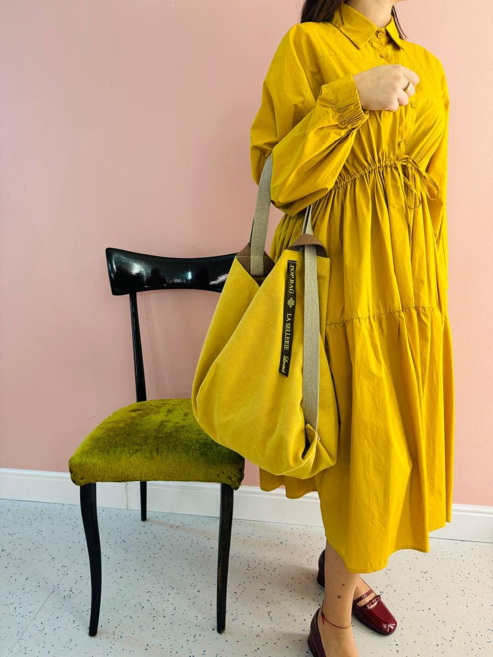 ZAINO POP Tessuto Giallo - immagine 5