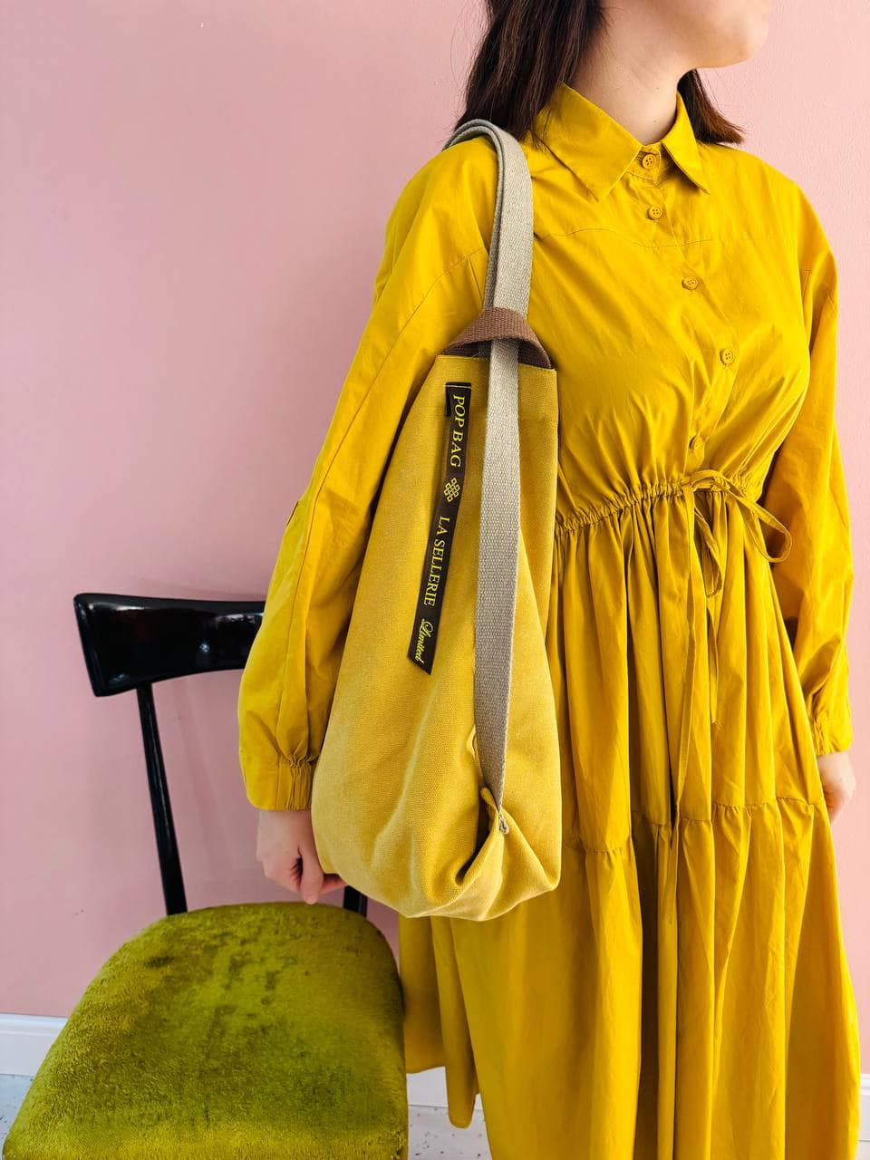 ZAINO POP Tessuto Giallo - immagine 6