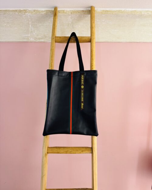 POP BAG Mini Weekend Pelle Nero