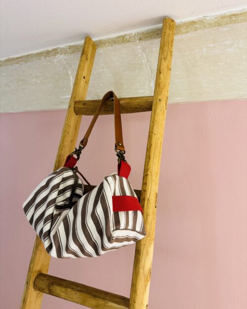 MARCELLO IL BORSELLO Righe Beige