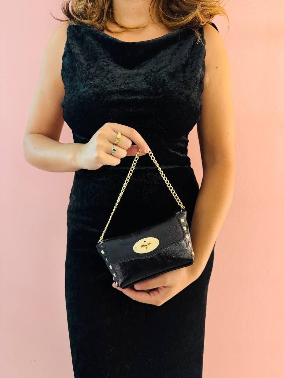 BON BON Mini Clutch Nera - immagine 2