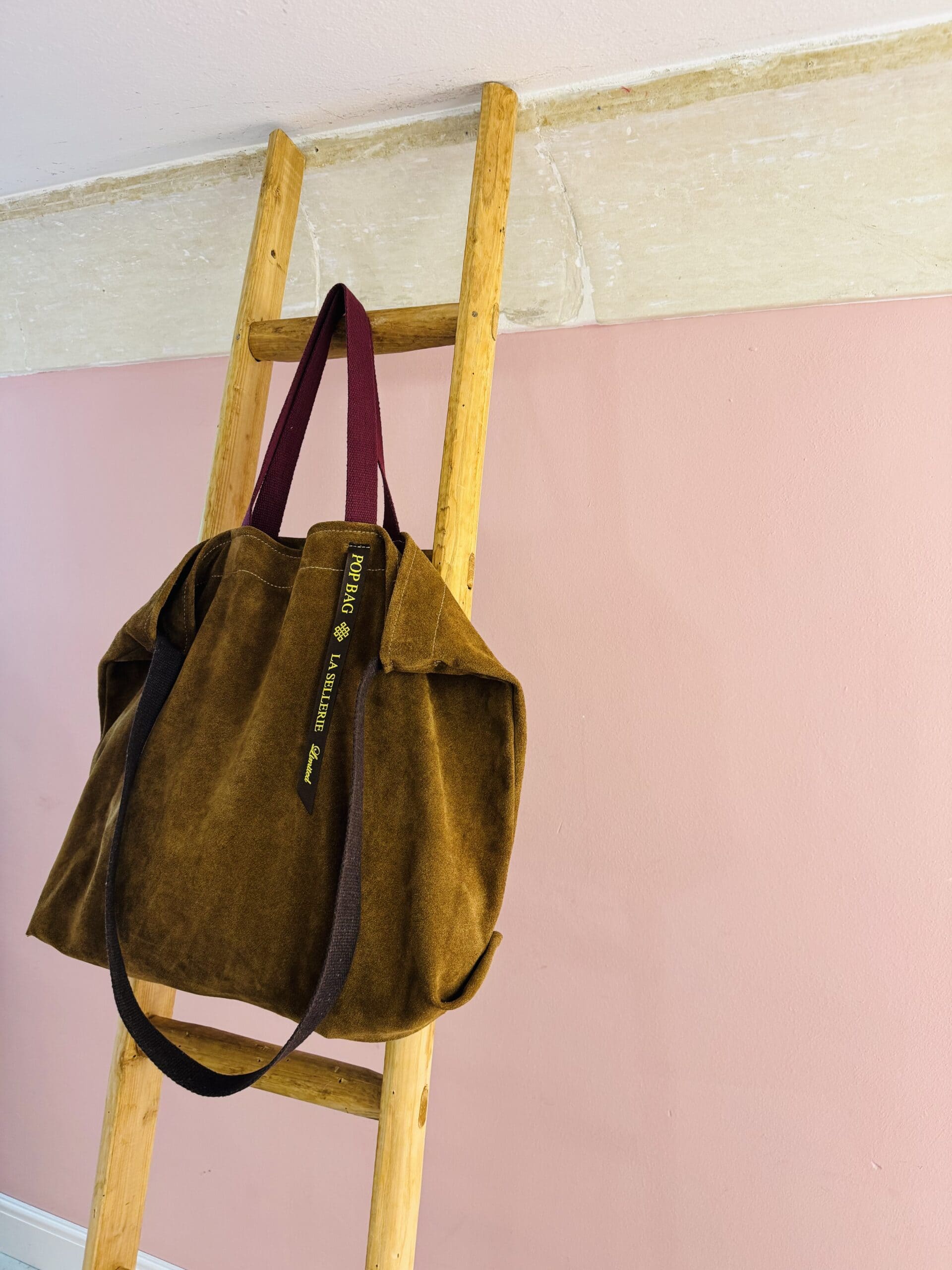 POP BAG Camoscio Cognac - immagine 3
