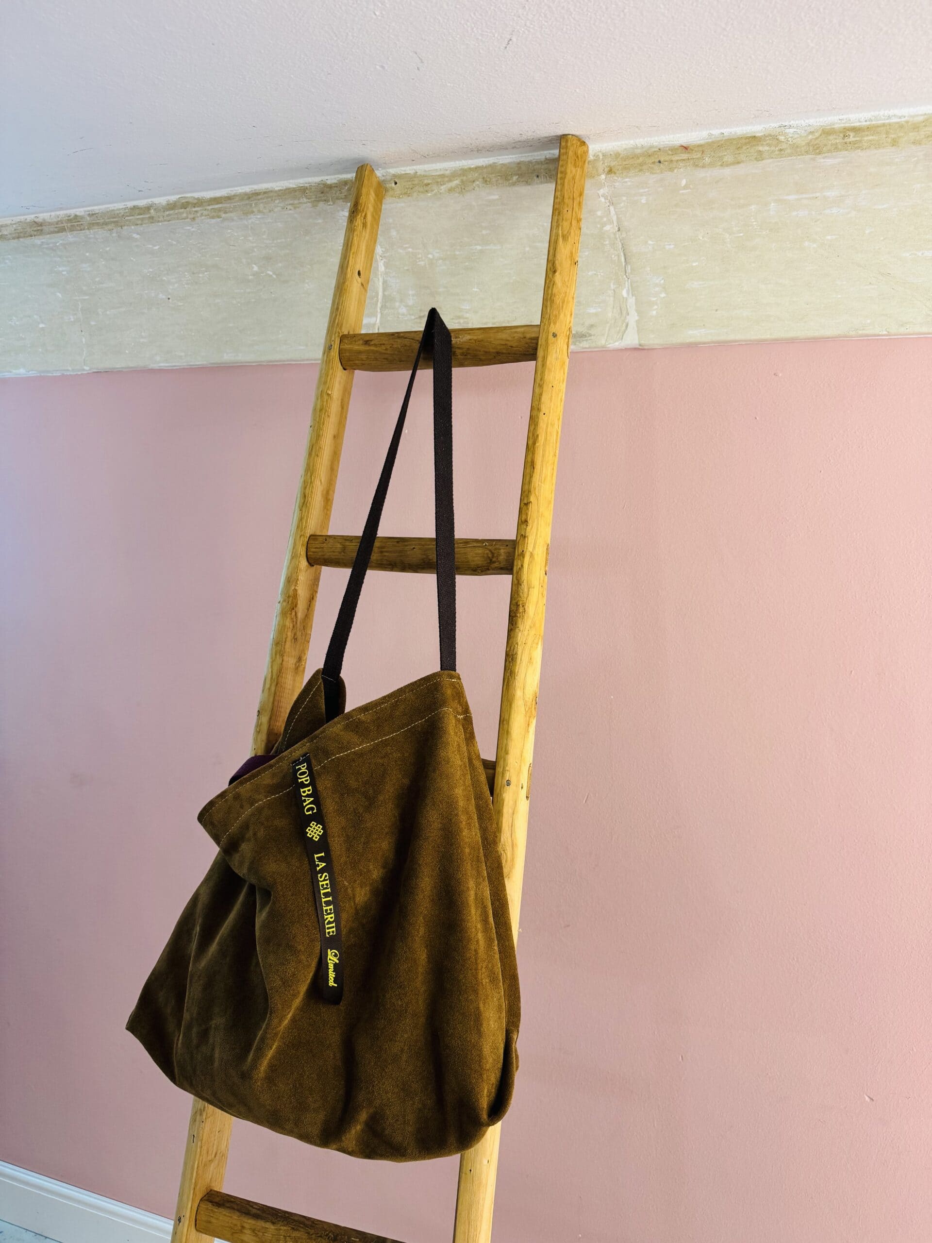 POP BAG Camoscio Cognac - immagine 4
