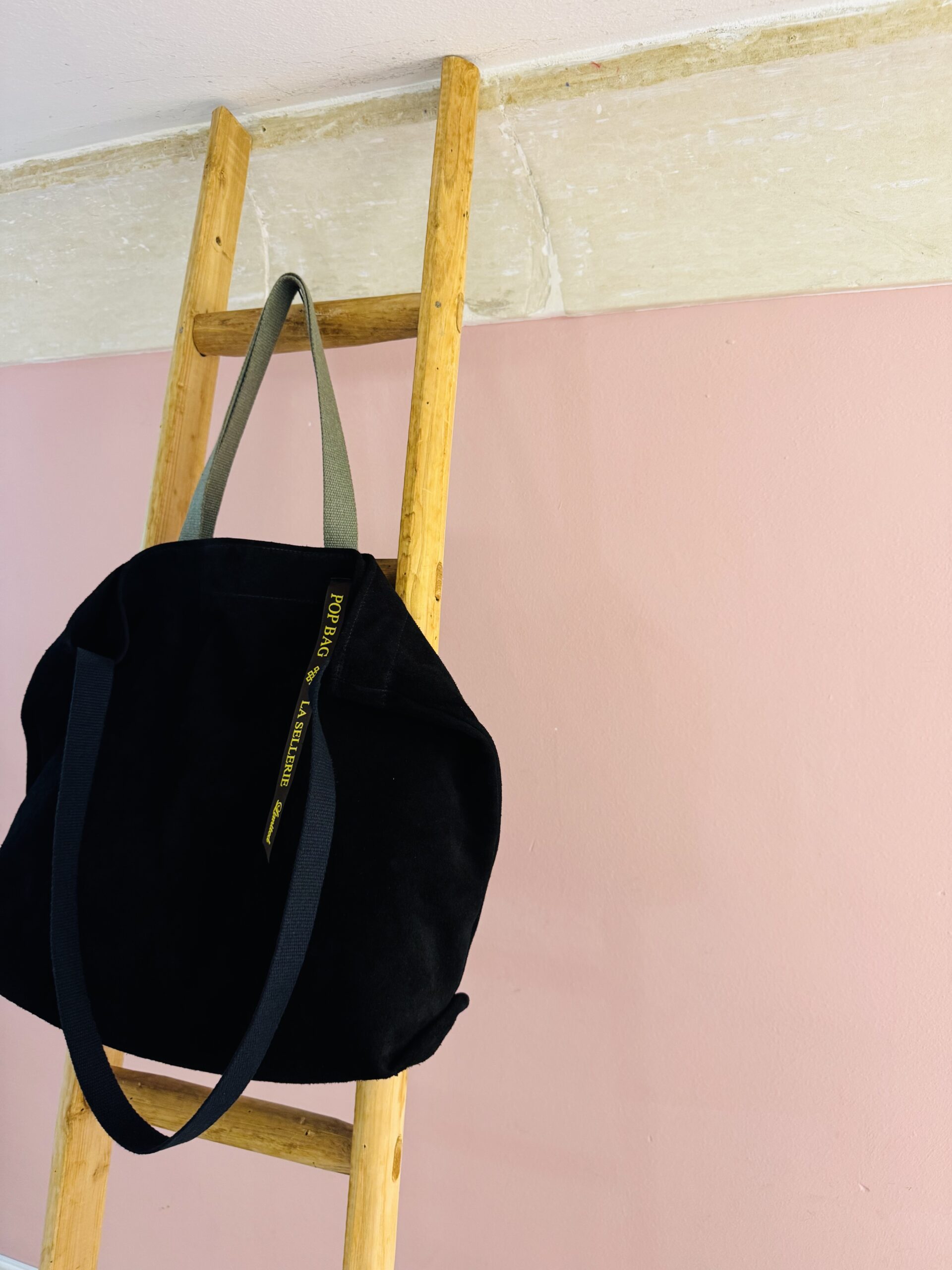 POP BAG Camoscio Nero - immagine 3