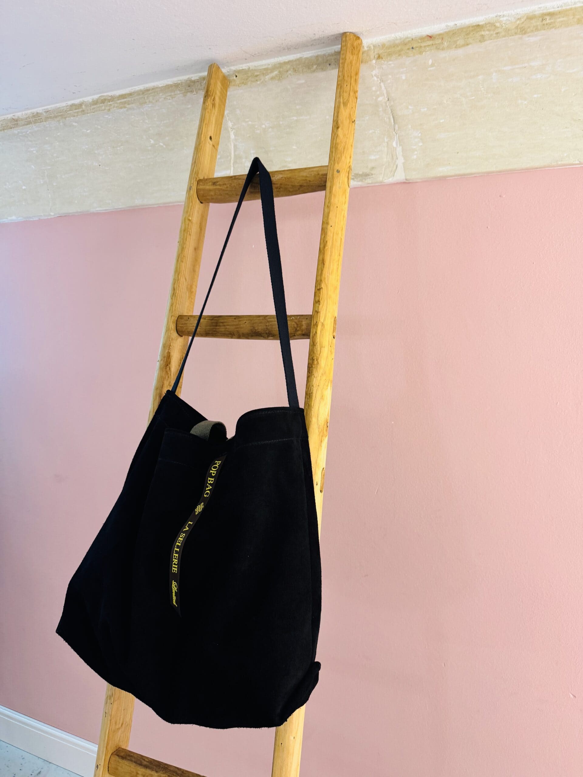 POP BAG Camoscio Nero - immagine 4