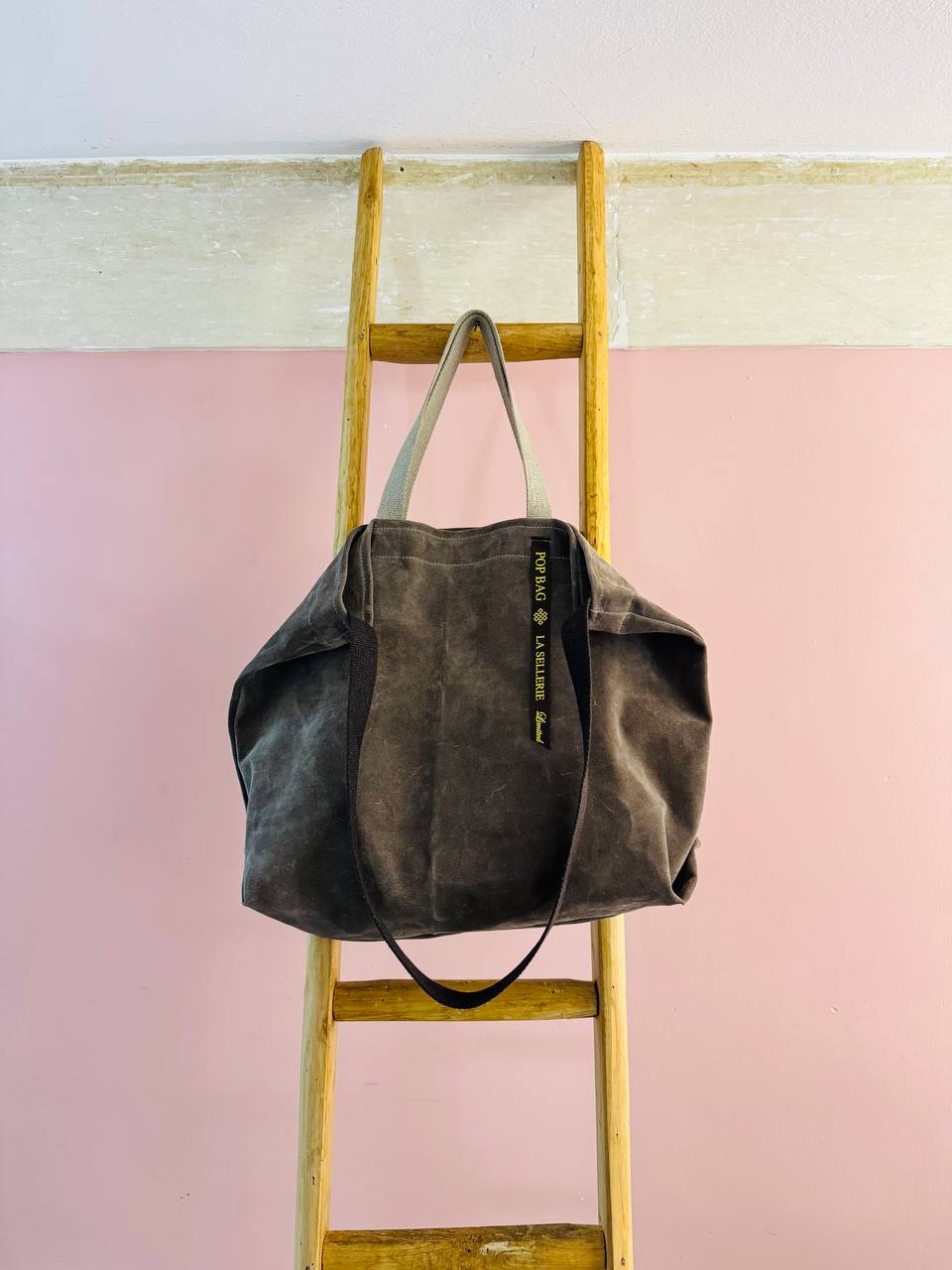 POP BAG Camoscio Taupe