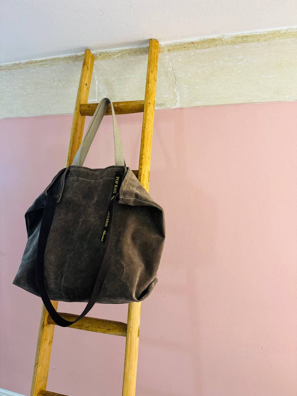 POP BAG Camoscio Taupe - immagine 3